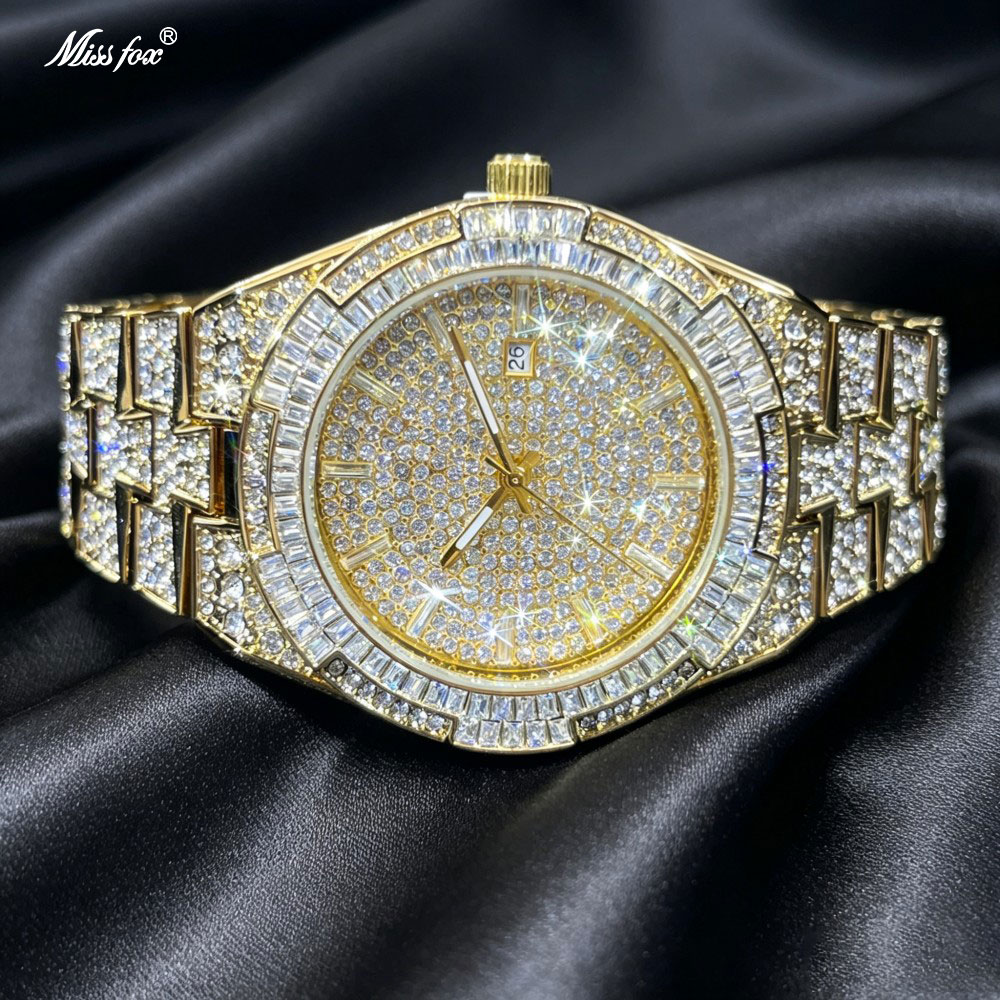 Jewelry Watches Brands - ساعة ذهبية فاخرة للرجال من ماركة