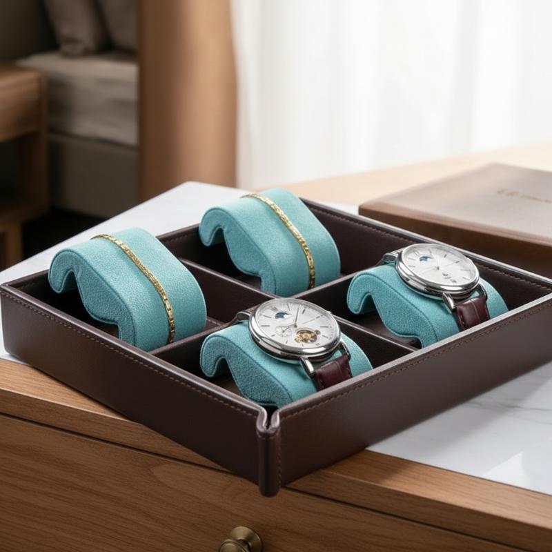 وسادات لعلب الساعات، وسادة عرض - مراجعة Watch Display Box وسعره