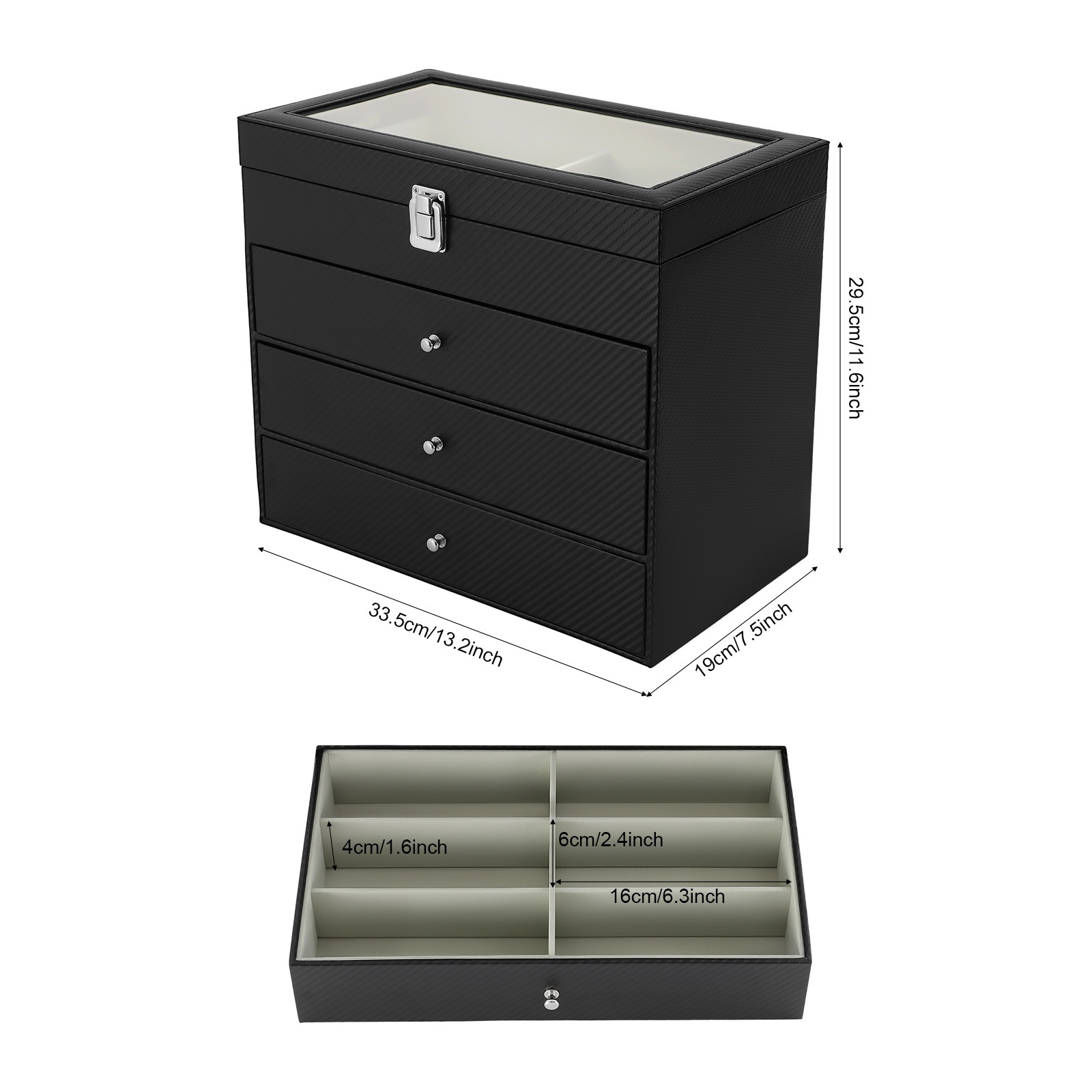 صندوق عرض وتخزين للنظارات، منظ - مراجعة Watch Display Box وسعره