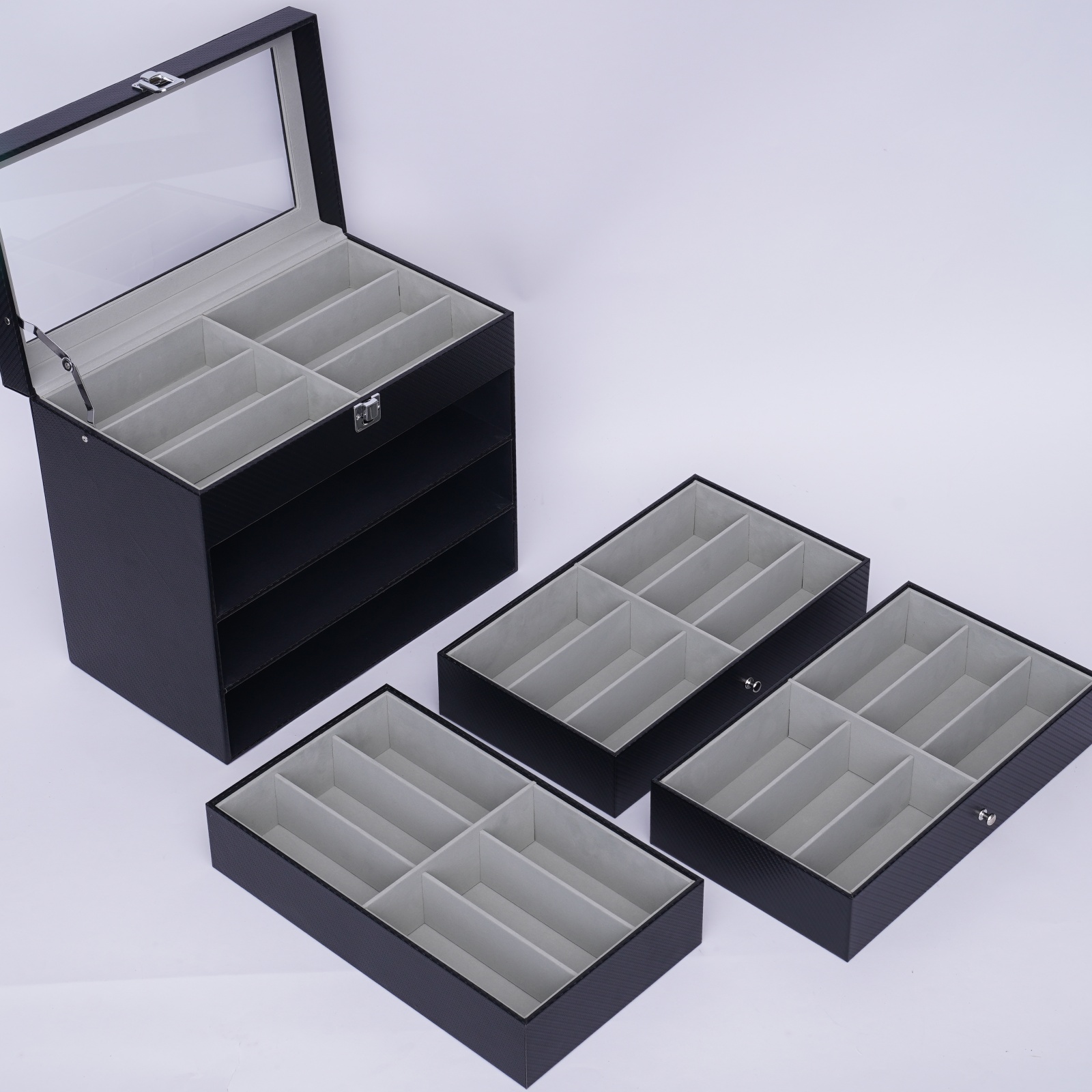 صندوق عرض وتخزين للنظارات، منظ - مراجعة Watch Display Box وسعره