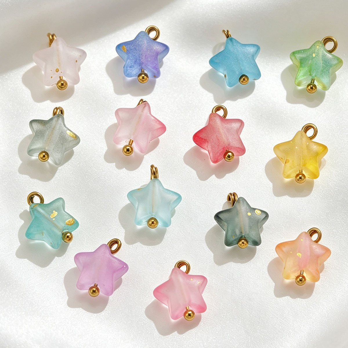 12 قطعة من المعلقات الصغيرة ال - مراجعة Moon Star Earrings وسعره