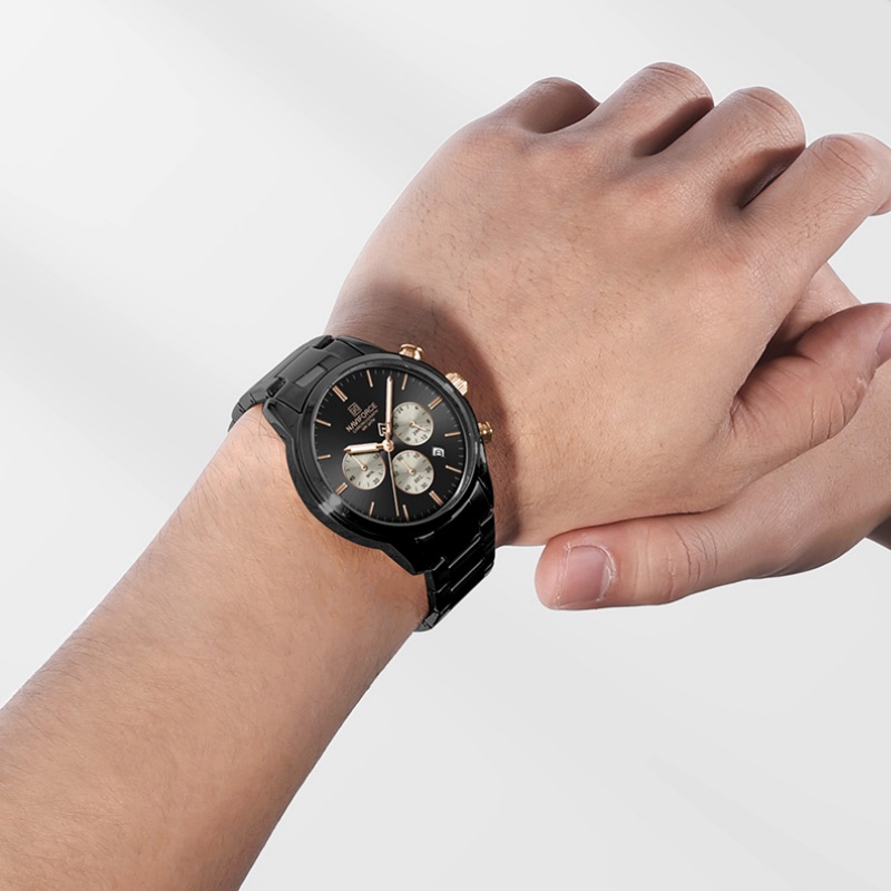 ساعة نافيفورس للرجال كوارتز كر - مراجعة Watch Display Box وسعره
