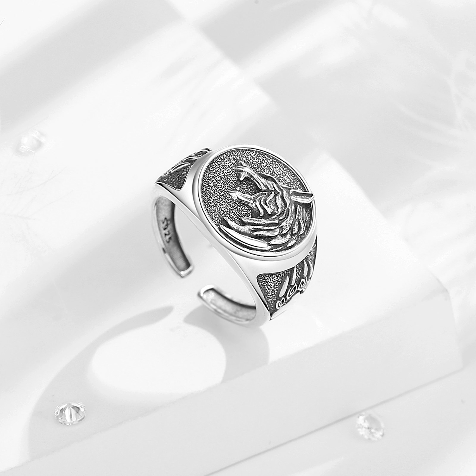 الفضة الإسترليني خاتم فايكنغ ا - مراجعة Wolf Jewelry & Watches Tampa وسعره