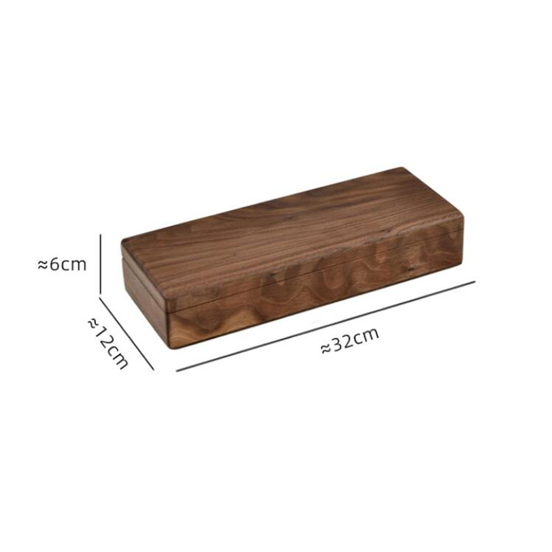 الجوز الأسود الراقية صندوق تخز - مراجعة Watch Display Box وسعره