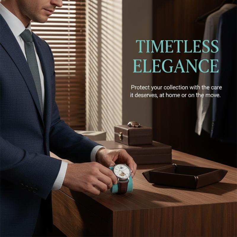 وسادات عرض الساعات من الفلانيل - مراجعة Watch Display Box وسعره