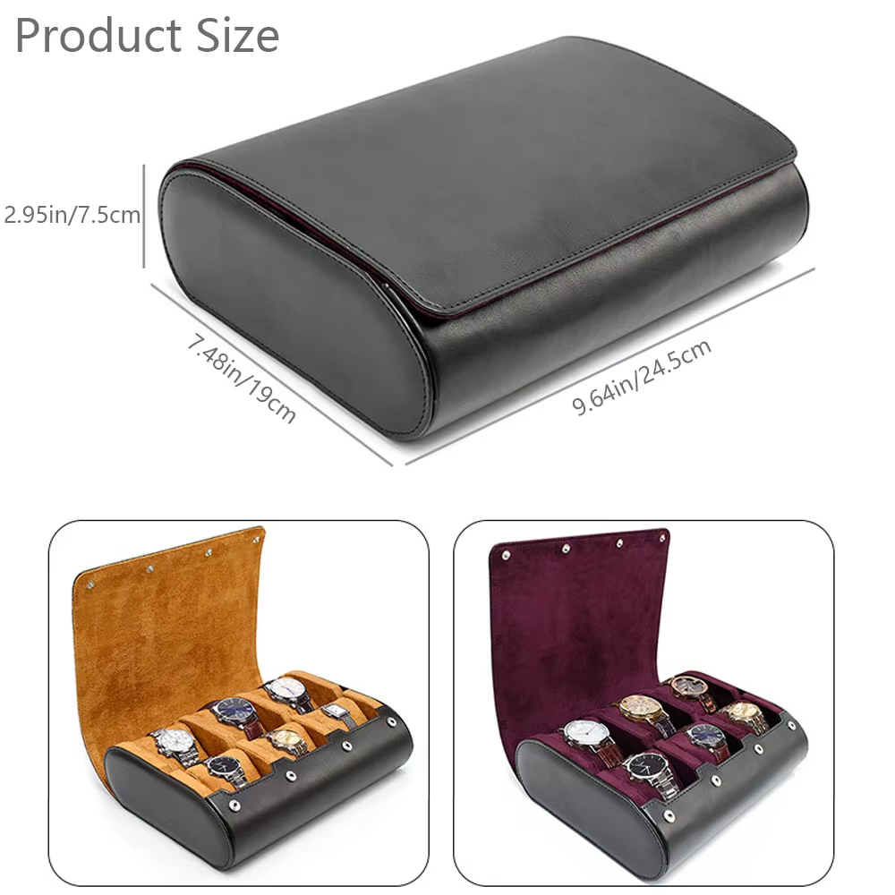 حافظة ساعات للسفر للرجال والنس - مراجعة Watch Display Box وسعره