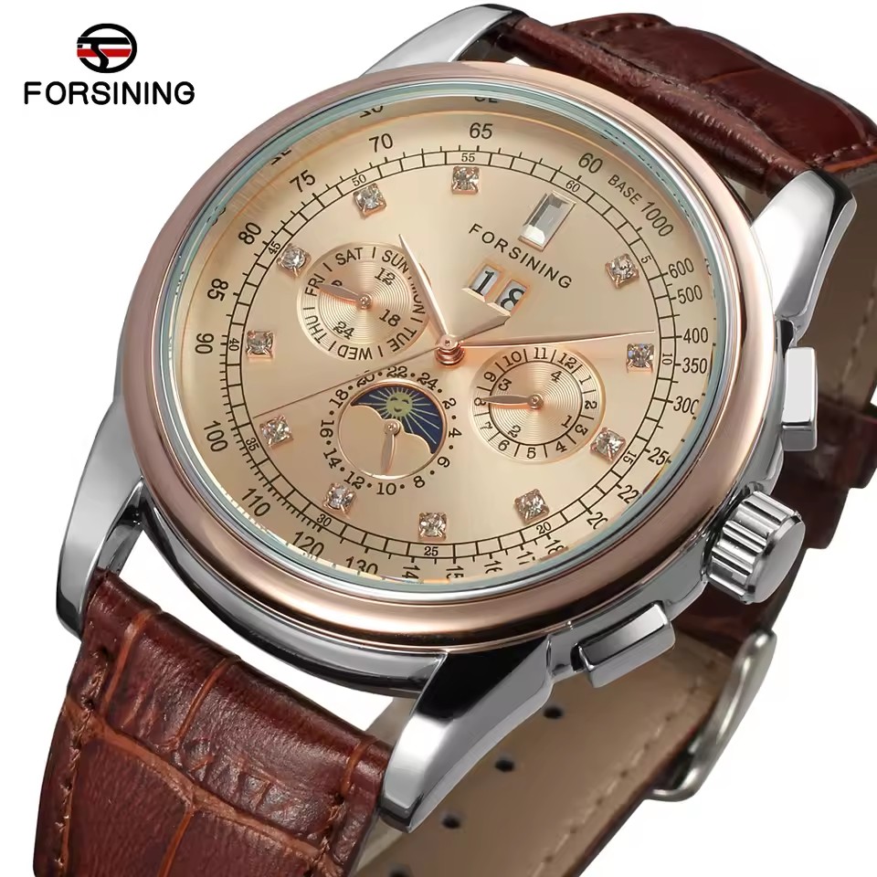 FORSINING طبق الاصل متعددة الو - مراجعة Patek Philippe Watch Aquanaut وسعره