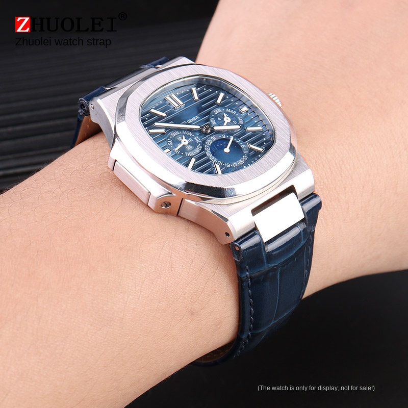 25X13mm الشق حزام ساعة جلد طبي - مراجعة Patek Philippe Watch Aquanaut وسعره