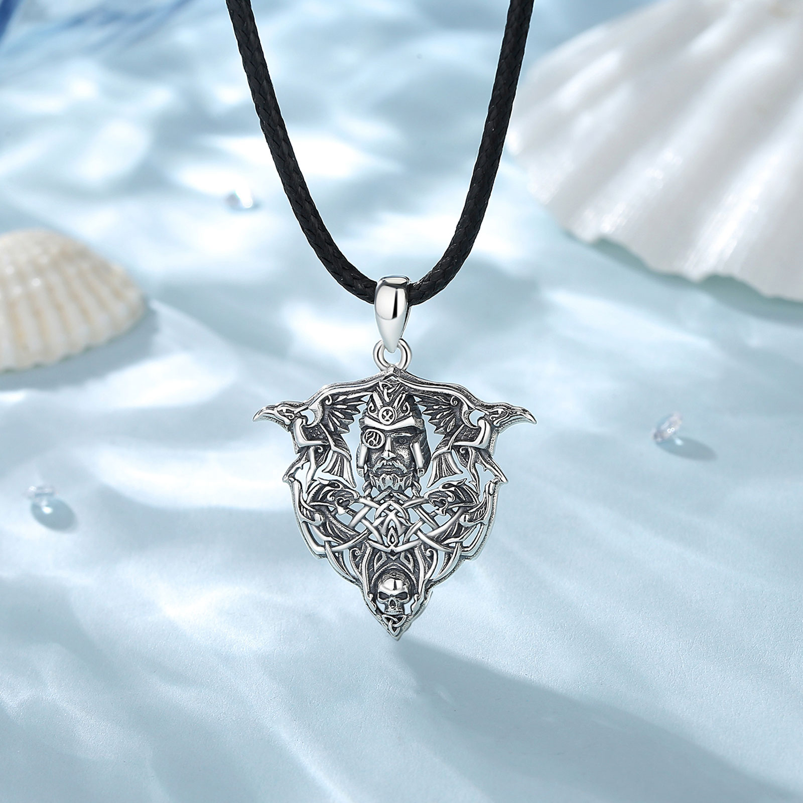 يودورا 925 فضة فايكنغ الغراب ا - مراجعة Wolf Jewelry & Watches Tampa وسعره