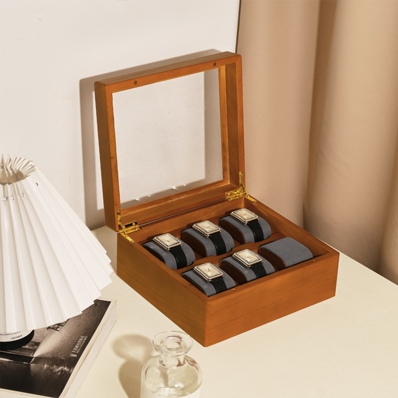 Oirlv صندوق تخزين ساعات خشبي ح - مراجعة Watch Display Box وسعره