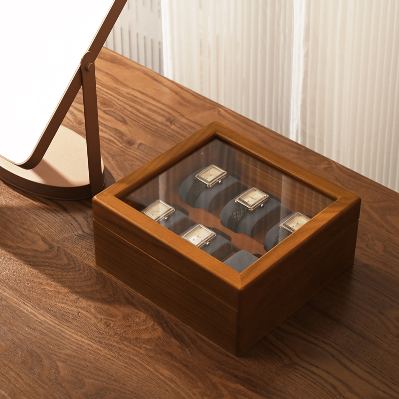 Oirlv صندوق تخزين ساعات خشبي ح - مراجعة Watch Display Box وسعره