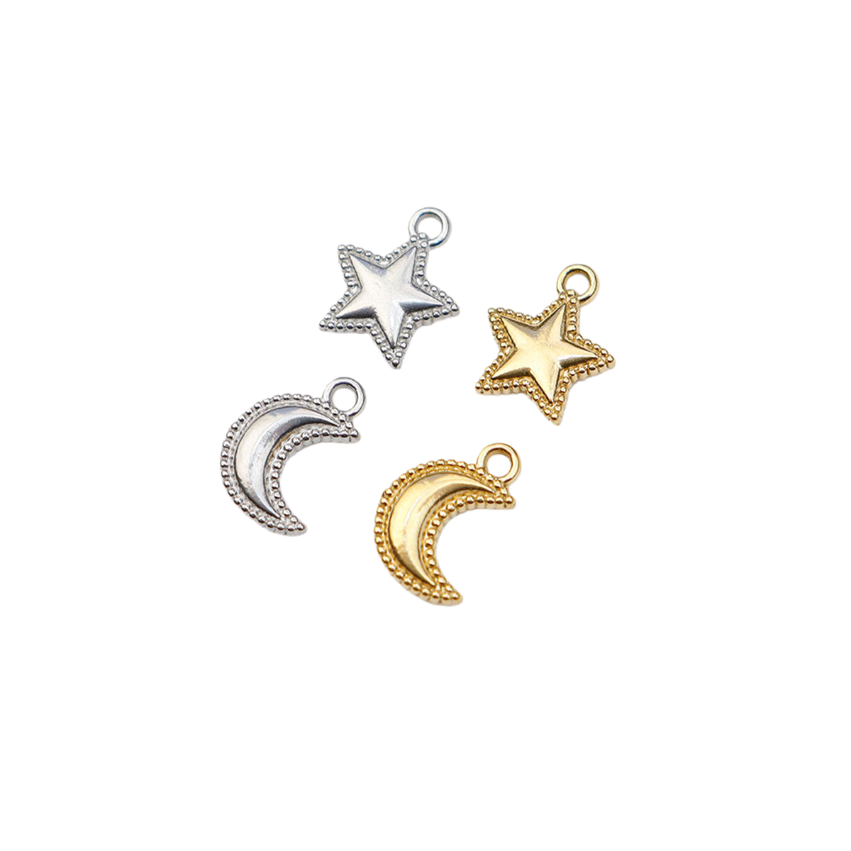 5 قطع صب الفولاذ المقاوم للصدأ - مراجعة Moon Star Earrings وسعره