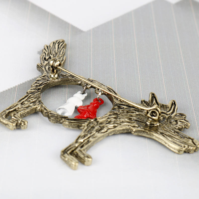 دبابيس بروش عتيقة للذئب والأطف - مراجعة Wolf Jewelry & Watches Tampa وسعره